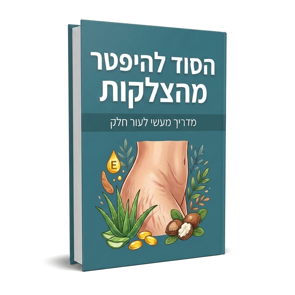 ספר דיגיטלי ל30 "הסוד להיפטר מהצלקות"